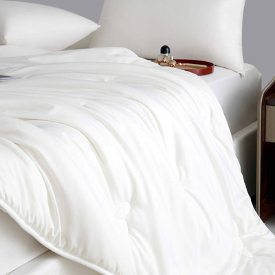 Nível materno e infantil Quilt fresco de verão sem manchas 100% de seda feita à mão para o inverno
