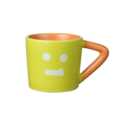 Taça de café de cerâmica de grande capacidade, criativa para escritório