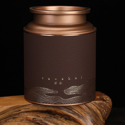 Caixa-presente de chá da maré nacional chinesa 300g com estilo quente e design de autocolante de personalidade