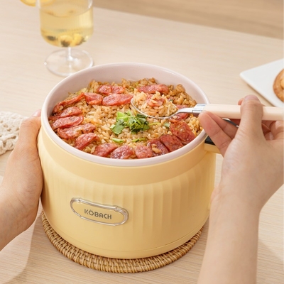 Novidade Presente Cozinha de arroz multifuncional 1.6L Exquisita capacidade para o dia dos tolos de Abril
