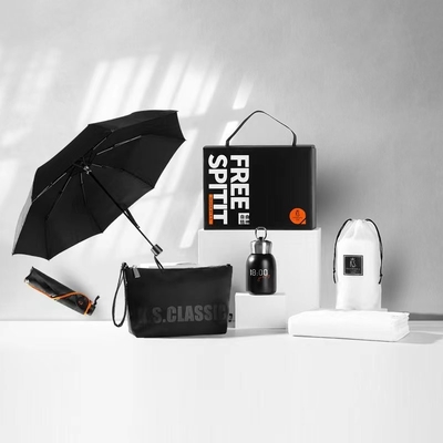 Dia do Pai Set de viagem em quatro peças Inclui guarda-chuva bolsa de mão e toalha