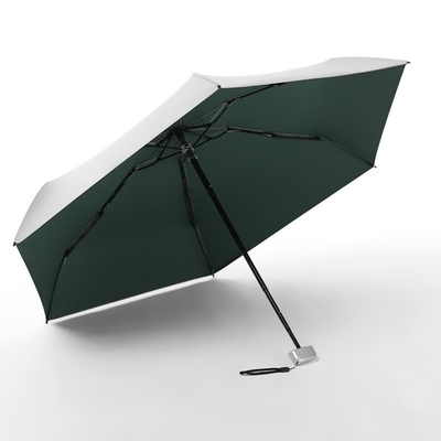 Mini Titânio Prata 50% Pedaço Pessoal Guarda-chuva Presente de Bem-Estar do Empregado para Todas as Ocasiões