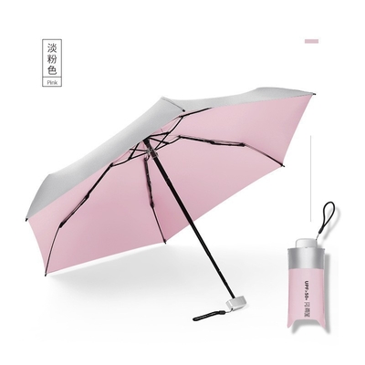 Mini Titânio Prata 50% Pedaço Pessoal Guarda-chuva Presente de Bem-Estar do Empregado para Todas as Ocasiões