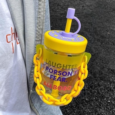 Agência de viagens presente de funcionário design de taça de água de alta estética com palha e logotipo do cliente