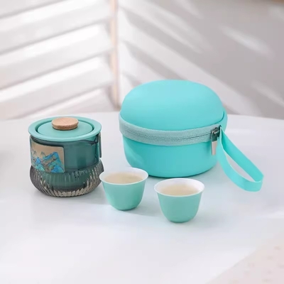 Conjunto portátil de chá Qianshan Kuaike Agência de viagens Souvenir para o estilo nacional