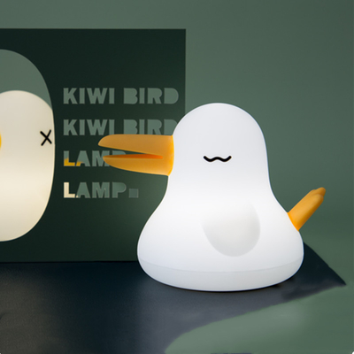 Qiyi Bird Lâmpada de silicone temporizada Dual tom Luz Proteção ocular Actividade de luz noturna com presente de mão