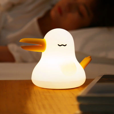 Qiyi Bird Lâmpada de silicone temporizada Dual tom Luz Proteção ocular Actividade de luz noturna com presente de mão