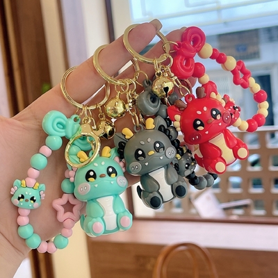 3.5cm*5cm PVC Dragon Keychain lindo pequeno presente para mochila cadeia pendurada Incluído