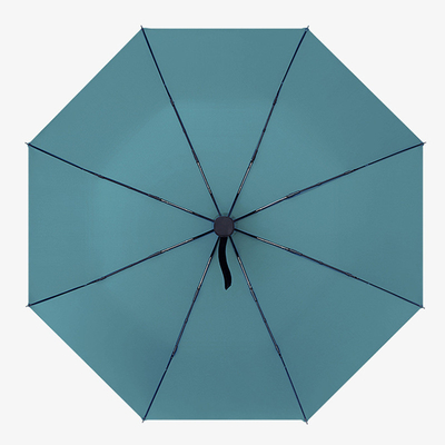 Logotipo do Cliente Anti-Tri-dobrar Manual de oito ossos guarda-chuva dobrável para o tempo e chuva