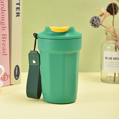 Taça de corda portátil de tela de seda impressa Taça Qiqu isolada de alta estética para escritório