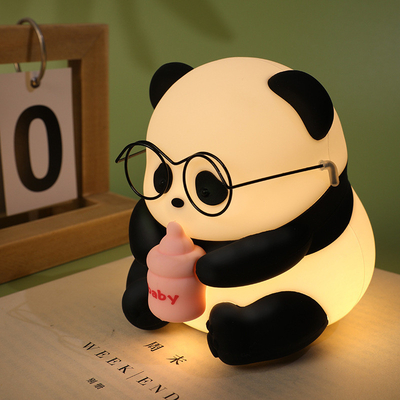 Luz de noite da flor Panda Carregamento USB Atmosfera Luz para fertilização agrícola