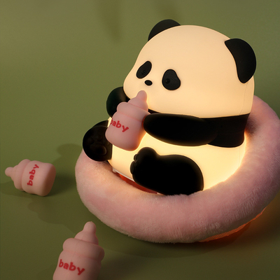Luz de noite da flor Panda Carregamento USB Atmosfera Luz para fertilização agrícola