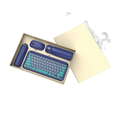 Pequeno Fresh Fruit Verde teclado sem fio Mouse Temperatura guarda-chuva de vidro Conjunto perfeito