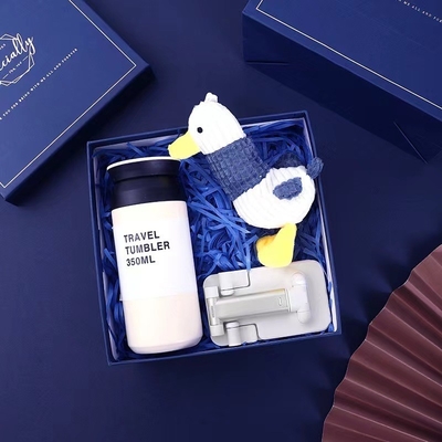 Conjunto de presentes personalizados para empresas Logotipo de taça guarda-chuva de mão e taça de casamento para clientes