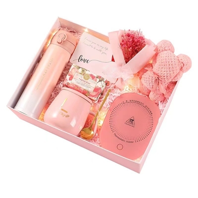 Impressão de tela de seda Prático Dia das Mulheres High End Set de presente para 8 de Março Dia da Deusa