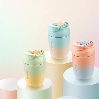 Agência de viagens personalizada Copas e canudos coloridos com 1 impressão a cores