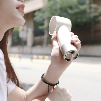 Tecnologia de Impressão por Serra de Seda Mini Ventilador Handheld Sem Lâmina para Presente Pessoal