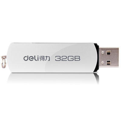 1 Impressão de gráficos a cores Mini USB Flash Drive com Design de anel de chave giratória