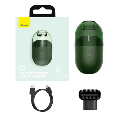 Creative Office Gift Impressão UV Desktop Capsule Vacuum Cleaner com Logotipo do Cliente
