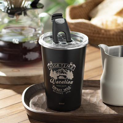Taça portátil de aço inoxidável para atividades ao ar livre e relações com ex-alunos