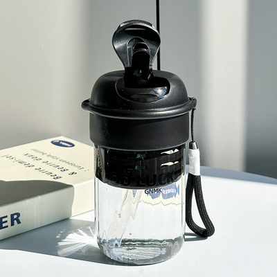 Novidade Presentes 480ml Cute Portátil Copo de Água de Palha Alta aparência e grande capacidade