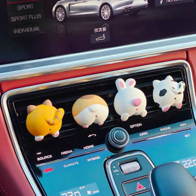 Decoração de carro atraente Corgi Feto saída de ar Aromaterapia para presentes de &quot;obrigado&quot;