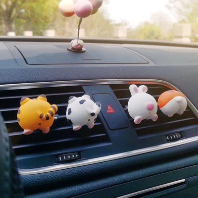 Decoração de carro atraente Corgi Feto saída de ar Aromaterapia para presentes de &quot;obrigado&quot;