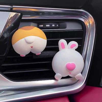 Decoração de carro atraente Corgi Feto saída de ar Aromaterapia para presentes de &quot;obrigado&quot;