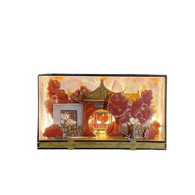 Técnicas de impressão de tela de seda Lanterna de madeira de estilo chinês para decoração de Páscoa