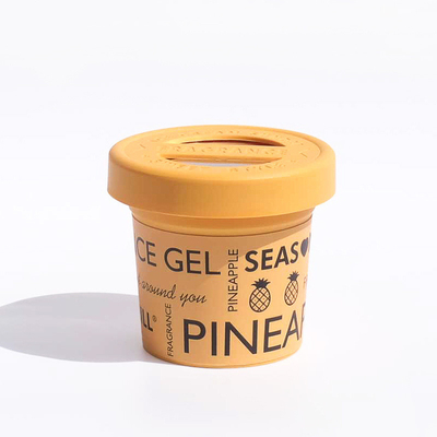 Impressão de tela de seda sorvete criativo aromaterapia fragrância caseira para presente de funcionários