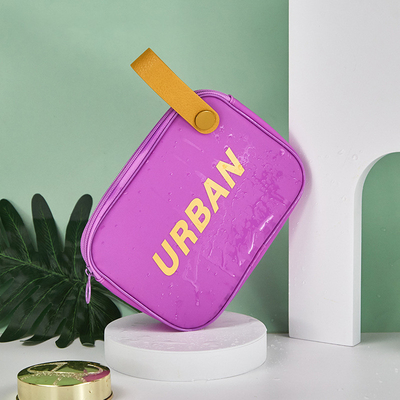 Saco de lavagem portátil de doces de verão para viagens Saco de armazenamento de maquiagem à prova d'água Logotipo do cliente