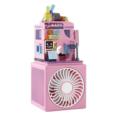 Impressão a cores para gráficos 1 cor masculina USB pequeno ventilador criativo ventilador de brinquedo infantil