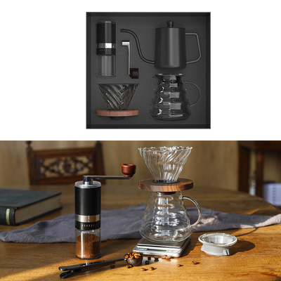 Utensílios de café Conjunto de quatro para a agricultura Máquina de molho de panelas de mão