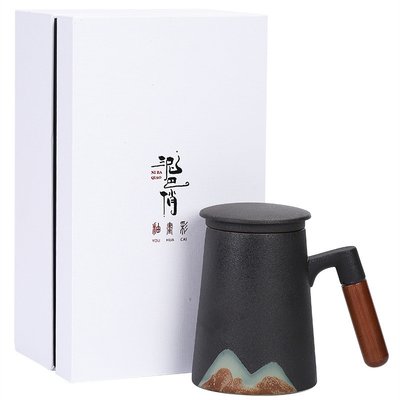 Presentes personalizados para empresas Esmaltado cerâmica pintado xícaras de chá de água para a ocasião da Páscoa
