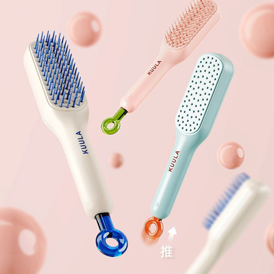 Pente retrátil para limpeza automática de fios de cabelo Perfeito presente do Dia das Mulheres