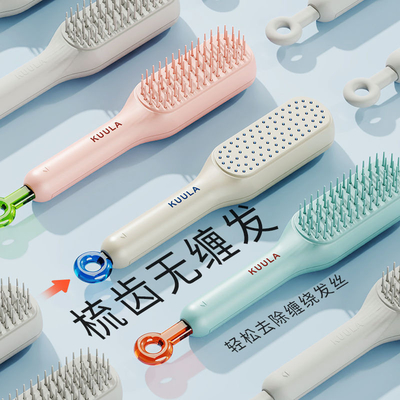 Pente retrátil para limpeza automática de fios de cabelo Perfeito presente do Dia das Mulheres