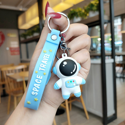 Impressão UV Criativa Cartão Animado Astronauta Keychain Boneca tridimensional Novidade Presente