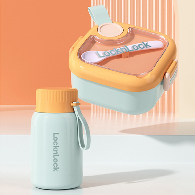 Conjunto de caixa de almoço infantil personalizado ideal para almoços infantis na indústria da educação