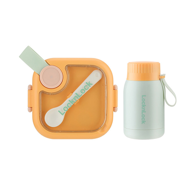 Conjunto de caixa de almoço infantil personalizado ideal para almoços infantis na indústria da educação