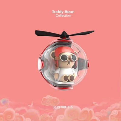 Produtos de escritório Teddy bola voadora carro perfumado com técnicas de impressão UV