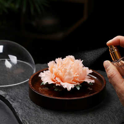 Logotipo Peony Cerâmica Aromas Conjunto feito à mão O presente perfeito para produtos de escritório final