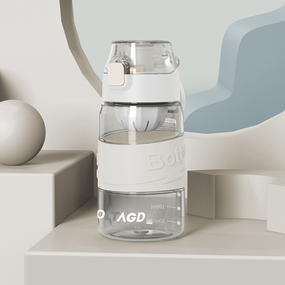 Garrafa de água fitness de 500 ml Desenho portátil e anti-caída Ótimo para atividades de empresa