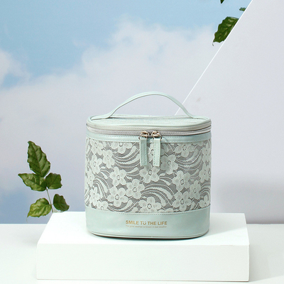 Conjunto de presentes elegante Saco sanitário de grande capacidade com cilindro de flores escondido