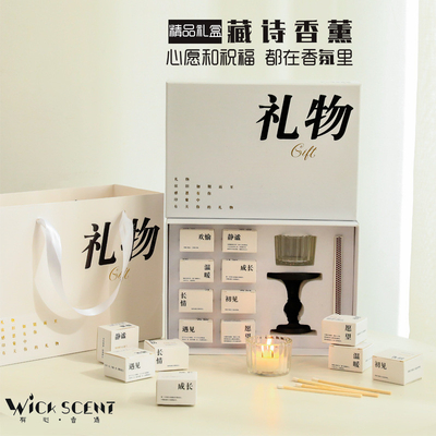 Tamanho personalizado Fragrância Poesia Tibetana Arte Aromaterapia Conjunto para Benção Emergente