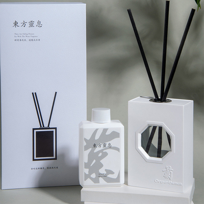 Jardim de Janela Chinesa Série Oca Aromaterapia Set Meilan Bamboo Crisântemo Jar