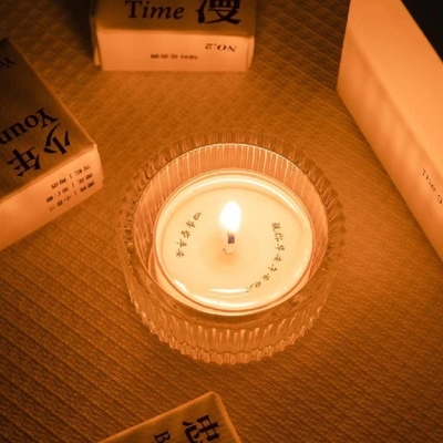 Agência de viagens Candelas brancas de aromaterapia direcionadas Caixa de presente Mini velas para interiores