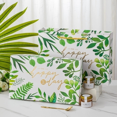 Caixa de presente de chá de flores favorita da agência de viagens da série de florestas de presente para festivais