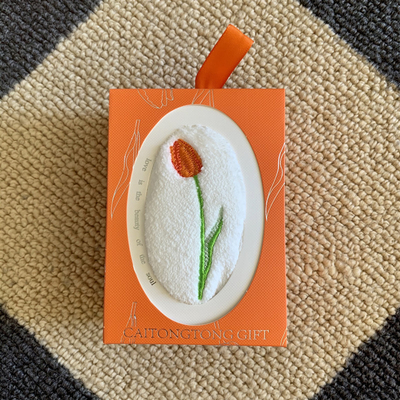 Ins Estilo Toalha de Tulipa Souvenir único do Dia das Mulheres para entusiastas da agricultura no ano