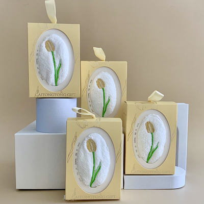 Ins Estilo Toalha de Tulipa Souvenir único do Dia das Mulheres para entusiastas da agricultura no ano