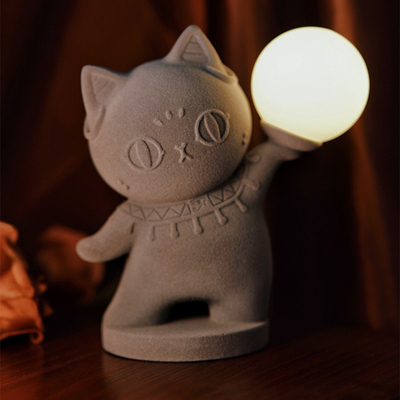 Presente de ocasião especial Gaia Anderson Cat Lift Light para decoração e atmosfera doméstica